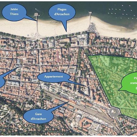 Charmant Studio Renove 3 Couchages Arcachon Centre Ville المظهر الخارجي الصورة